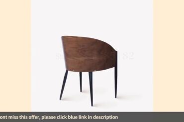 ✅Fashion Iron Foot Chair Iron Creative Furniture Dining Chair Simple Me