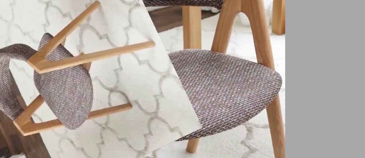 ✅900 Pure Solid Wood Dining Chair Fashion Fabric Design Fraxinus Ash De