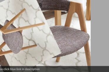 ✅900 Pure Solid Wood Dining Chair Fashion Fabric Design Fraxinus Ash De