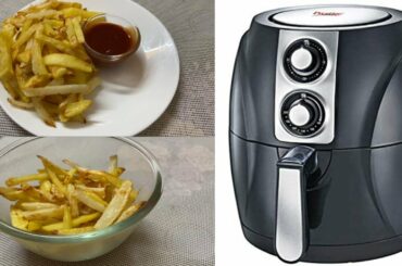 Air fryer french fries | sawan vrat recipe | zero oil snacks recipe