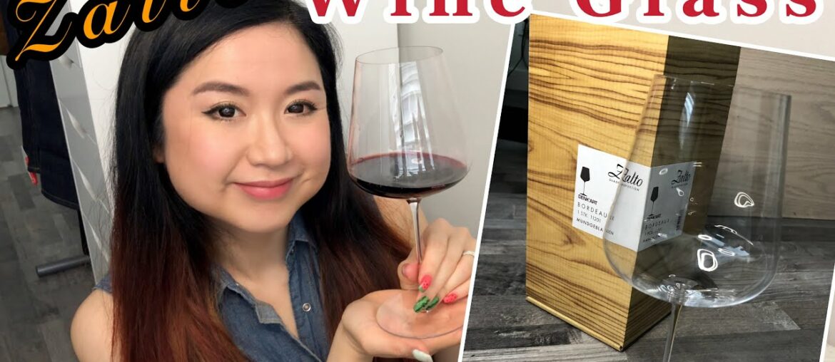 Zalto Wine Glass Unboxing - Hand Blown Crystal Glass, Red Wine, Bordeaux
