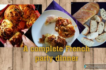 Lasagna recipe/Party dinner/ french dinner/ Minced meat lasagna/ French food/ How to make Baguette