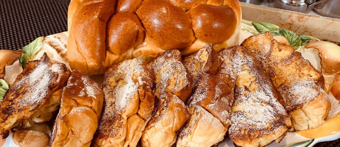 CHALLAH FRENCH TOAST RECIPE / FRENCH TOAST RECIPE/ CHALLAH BREAD RECIPE/ EGG TOAST RECIPE