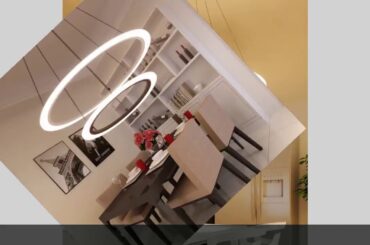 ☑30 40 60 80 100cm Rings Modern LED Ceiling Lights Living Dining room K