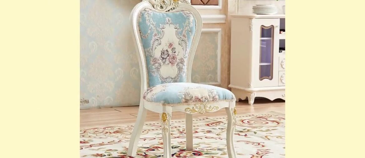 ✓European style dining chair home modern minimalist leisure chair Frenc ✓European style dining chair home modern minimalist leisure chair Frenc