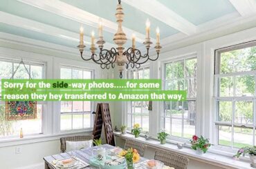 Top-Rated Review: LNC A03371 Farmhouse Wood Chandelier, Handmade French Country Lighting for Li...