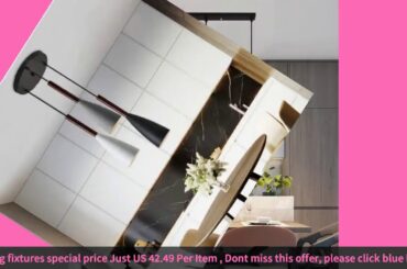 ✓Modern Pendant Lights dining room bedroom luminaire restaurant bar E2