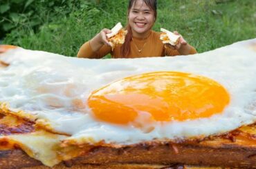 French Toast Crispy Egg -  Egg Toast Bread Easy Recipe