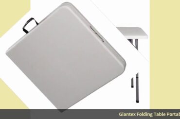 ✓Giantex Folding Table Portable Picnic Party Dining Camp Tables White M