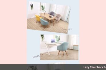 ✅Lazy Chair back home dining chair modern minimalist cafe lounge chair