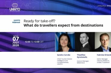 UNWTO Webinar: Ready for take-off? What do travellers expect from destinations