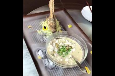 Exotic dining at St.Regis's Yan Ting innovative restaurant.