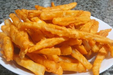 French fries recipe | How to make crispy french fries | Seasoned french fries