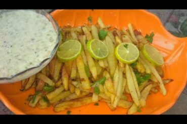 How to make crispy french fries || homemade fries recipe || easy french fries by Desi khana tips.