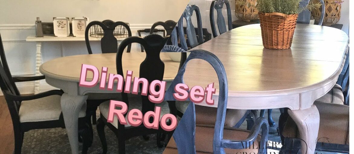 Dining Set RE-DO by Becka Miller of Miller's Crossing Design Dining Set RE-DO by Becka Miller of Miller's Crossing Design