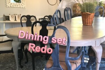 Dining Set RE-DO by Becka Miller of Miller's Crossing Design