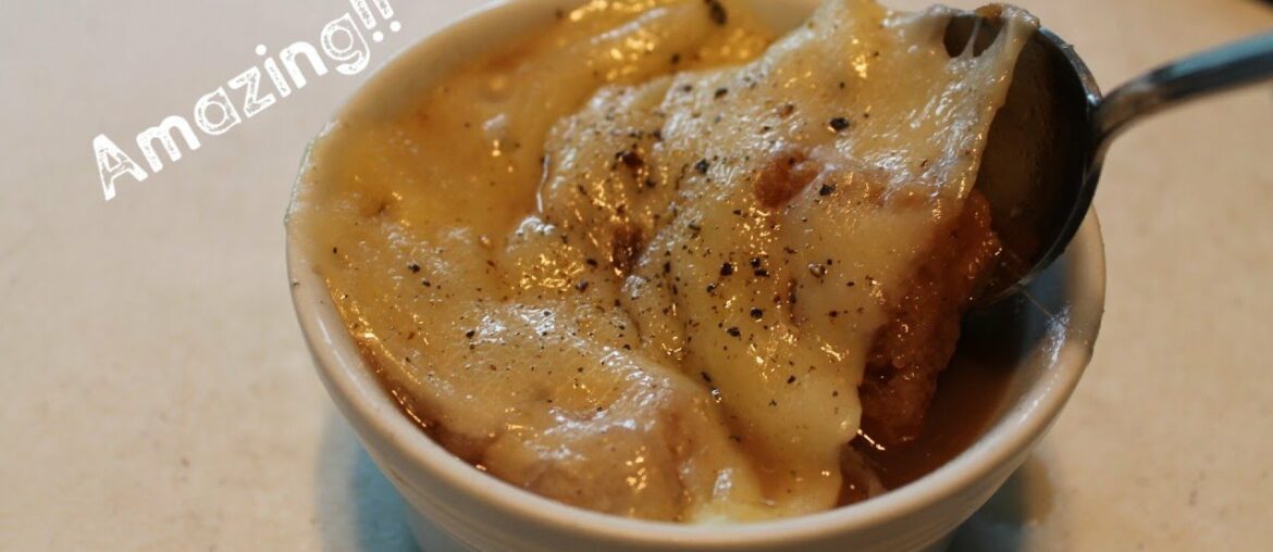Simple easy French onion soup recipe - Restaurant quality