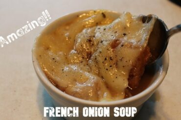 Simple easy French onion soup recipe - Restaurant quality