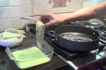 French Toast with Poached Pears in Cinnamon Port Wine