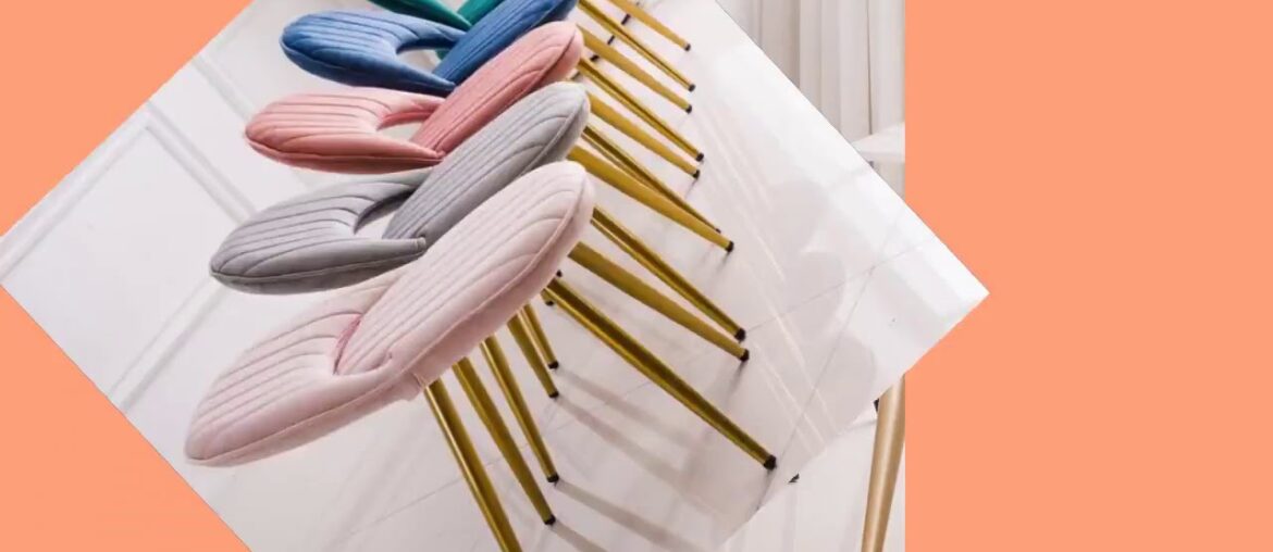 ✓Nordic Ins Light Luxury Dining Chair Leisure Creative Back Net Red Ch