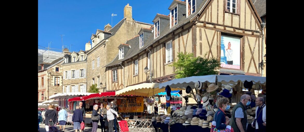 Market day in Vannes, Southern Brittany, France