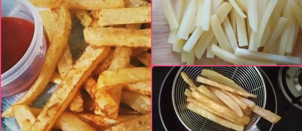 French fries recipe | Crispy finger fries recipe | Homemade French fries