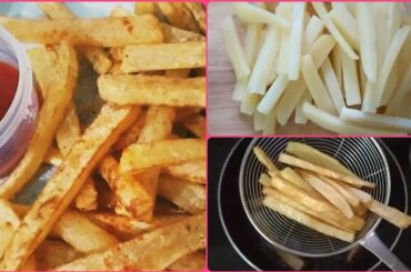 French fries recipe | Crispy finger fries recipe | Homemade French fries