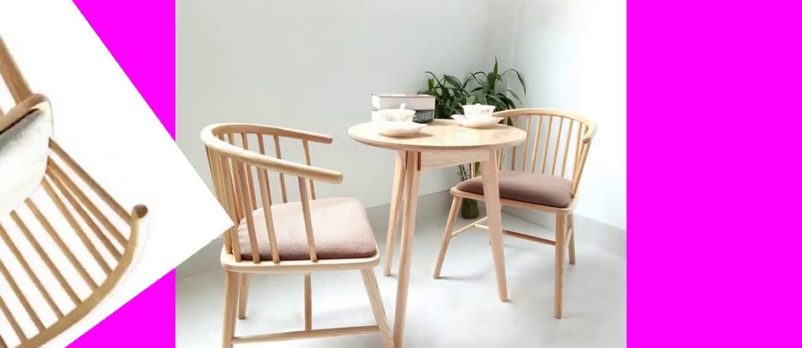 ☑Nordic dining chair princess chair home leisure chair ash back solid