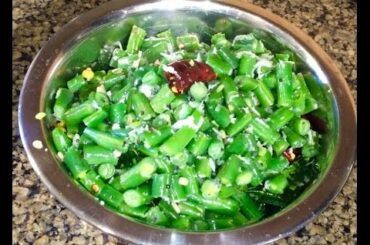 French bean palaya | French bean stir fry recipe
