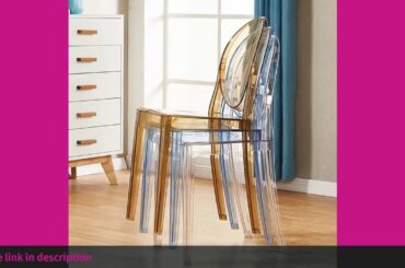 ✅Force Transparent Ghost Devil Chair Ins Northern Europe Plastic Crysta