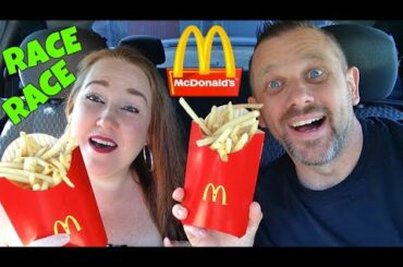 🍟🤣🍟 MCDONALDS FRENCH FRY RACE 🍟🤣🍟 *EATING CHALLENGE* | THE RALPHIES