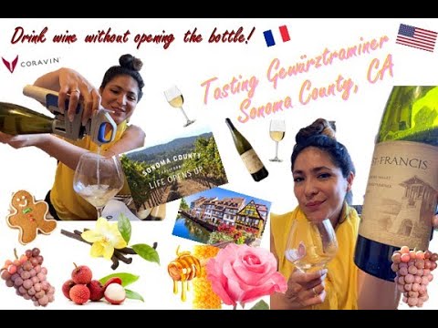 How to drink wine without opening the bottle? I Tasting Wine – Gewürztraminer 🍷🍇 I from Alsace to CA How to drink wine without opening the bottle? I Tasting Wine - Gewürztraminer 🍷🍇 I from Alsace to CA