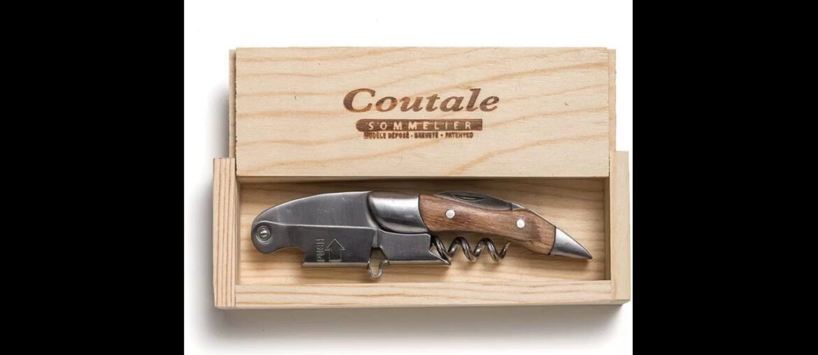 Prestige By Coutale Sommelier - The French Patented Spring-Loaded Double Lever Waiters Corkscre...