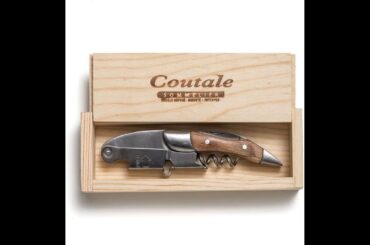 Prestige By Coutale Sommelier - The French Patented Spring-Loaded Double Lever Waiters Corkscre...