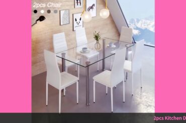 ✓2pcs Kitchen Dining Chairs Modern Simplicity Family Bedroom Study Livi