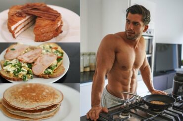 3 EASY HIGH PROTEIN BREAKFAST RECIPES To Gain Muscle (+40 grams) Pancakes, French Toast & Eggs