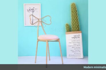 ✓Modern minimalist home backrest restaurant dining chair Nordic fashio