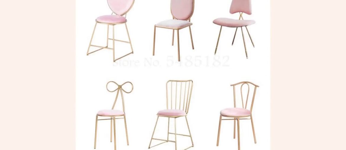 ☑Nordic net red chair ins makeup chair bedroom chair simple dining cha