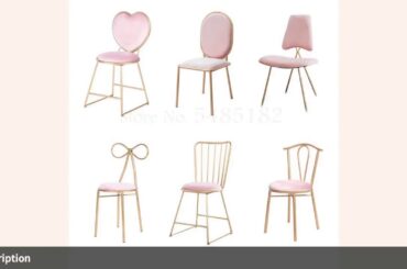 ☑Nordic net red chair ins makeup chair bedroom chair simple dining cha