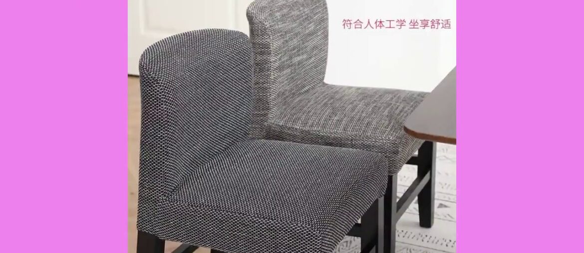 ✓Solid wood dining chair home modern minimalist backrest fabric chair