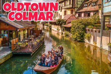 LA PETITE VENISE, COLMAR FRANCE.( CANAL TOUR OF LITTLE VENICE IN COLMAR).