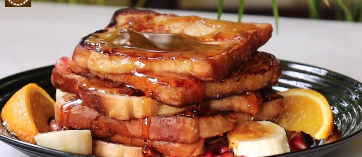 Eggless French Toast | Easy to make | Quick and Classic Breakfast | Scrummy Recipes E6
