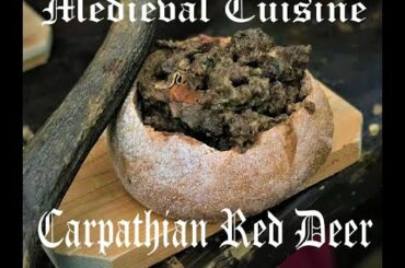 Medieval Cooking: THE HUNTERS' FEAST, Part 1. French deer stew. (ENGLISH SUBTITLES)