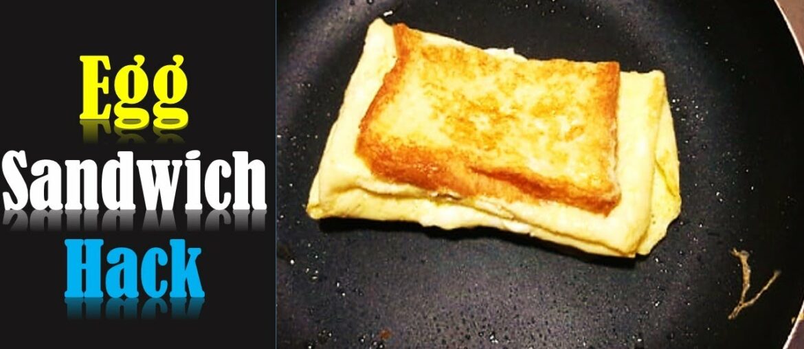 Egg Sandwich Hack | French Toast Omelette Sandwich | Egg Toast Recipe | Cooking with Asanka