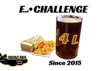 Epic 4L Drink x Sandwich x Fries Challenge [Dining Bro] /ドリンクxサンドイッチxフライドポテト [耕園7293] 大胃王挑戰