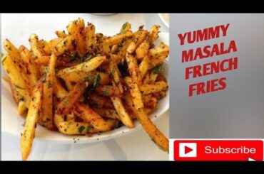 MOUTH WATERING MASALA FRENCH FRIES RECIPE IN MY STYLE