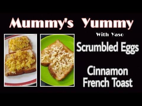 Easy Tasty 2 Egg Recipes | Scrambled Eggs | Cinnamon French Toast | Easy Tasty 2 Egg Recipes | Scrambled Eggs | Cinnamon French Toast |