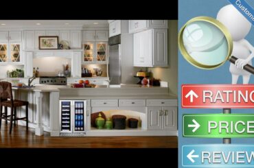 Phiestina Wine and Beverage Refrigerator | 24 Inch Built-In Dual Zone Wine Beer Cooler ...