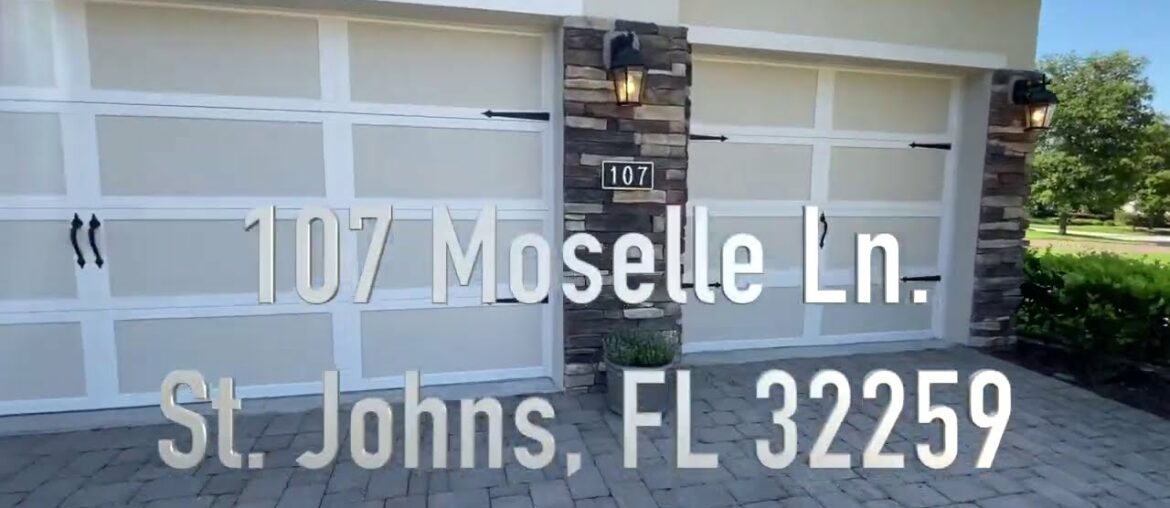 107 Moselle Ln, St Johns FL, 32259 107 Moselle Ln, St Johns FL, 32259