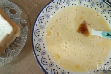 Quick and easy recipe of french toast/Breakfast and evening snacks